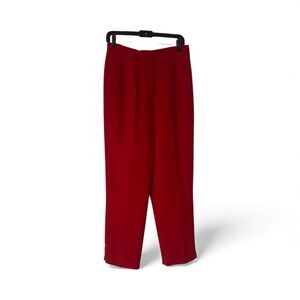 Worthington women Bold Red Dress Pants size 10